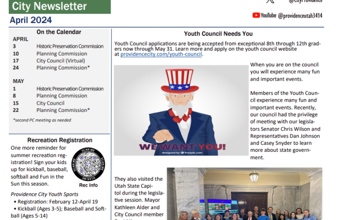 Pic of newsletter